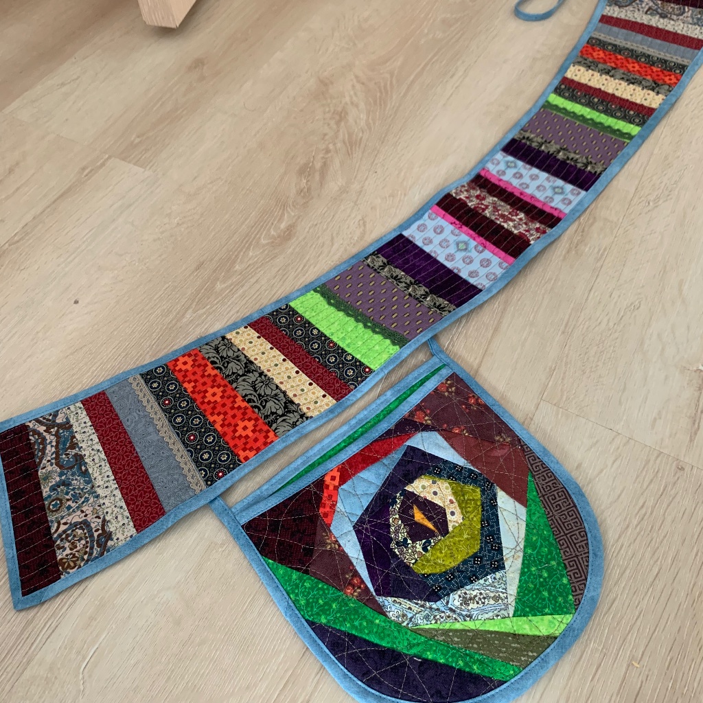 Belt. Patchwork.. Craft.